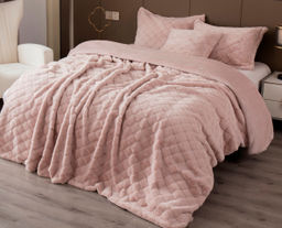 Покрывало декоративное Shinshilla point (пудра платина) - Kazanov.a. фото 3