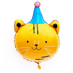 Воздушный шар фольгированный 30" «Котик именинник»