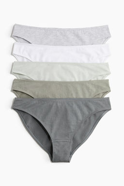 Pack de 5 bragas de algodon