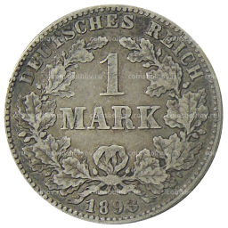 1 марка 1893 года J Германия