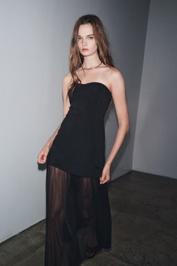 STRAPLESS COMBINED DRESS - Zara фото 2