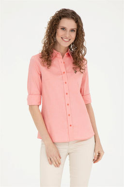 Женская базовая рубашка RED с длинным рукавом