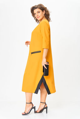 Платье Michel Chic 2073/1 горчичный  фото 7