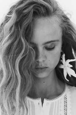 Vestido de algodon con jaretas - H&m фото 2