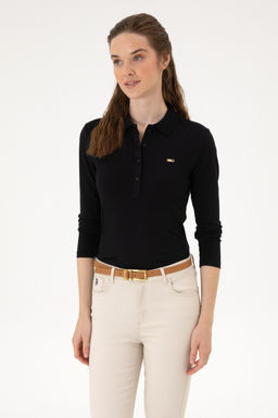 Kad_n Siyah Basic Sweatshirt Sepette S_rpriz _ndirim - U.s. polo assn фото 3