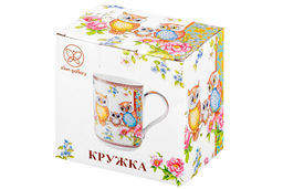 Кружка 400 мл 11,5*7,5*10,5 cм Совушки NEW BONE CHINA - Elan gallery фото 9