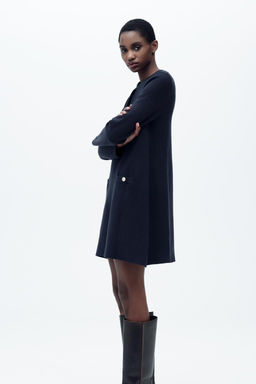 PLAIN KNIT MINI DRESS - Zara фото 3