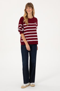 Kad_n Bordo Sweatshirt - U.s. polo assn фото 4