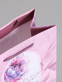 Пакет подарочный ламинированный «От всего сердца!», 18×22.3×10 см