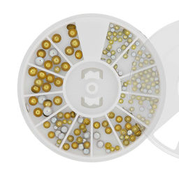 Nail Art Набор металлического декора для ногтей №4, перламутр  фото 2