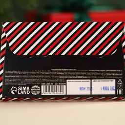 Подарочный набор Кот, чай ассорти 5.4 г ( 3 шт.?1.8 г), молочный шоколад 25 г (5 шт.?5 г), открытка