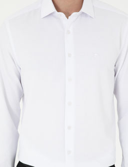 Beyaz Slim Fit Arm_rl_ Uzun Kollu G_mlek - Pierre cardin фото 6