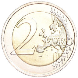Монета 2 евро 2021 года Эстония Волк
