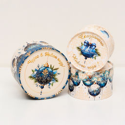 Набор подарочных новогодних коробок 3 в 1 «Чудес в Новом году», 16×10, 14×9, 13×8.5 см