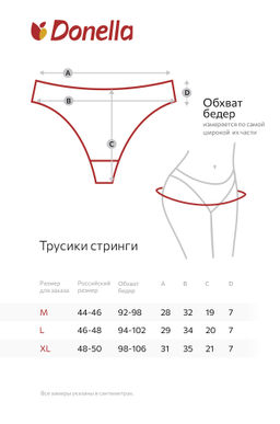 Женские трусы-бразилиана Donella  фото 3