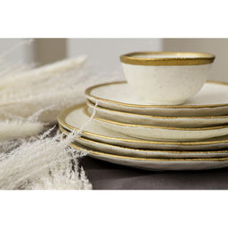 Тарелка десертная Magistro Poursephona, d=21 см, фарфор, белая