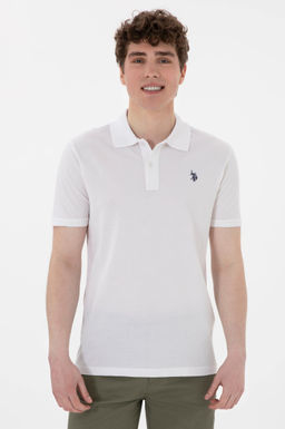 Erkek Regular Fit Polo Yaka Beyaz Basic Ti__rt Sepette S_rpriz _ndirim - U.s. polo assn фото 8