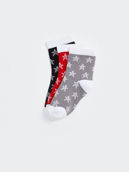 Desenli Erkek Bebek Soket ?orap 3l? - Waikiki фото 2