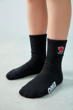 PACK TRES CALCETINES ESTAMPADO LOGO / Blanco / Negro - Zara фото 6