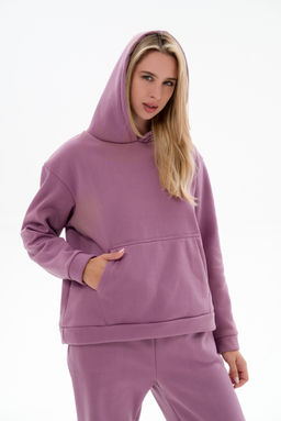 Костюм женский из футера 3х нит.начес Вектор глициния - Амадэль фото 3