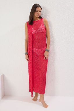 Fu_ya _rme Y_rtma_l_ Maxi Plaj Elbise TBESS25EL00089 - Trendyolmilla фото 2