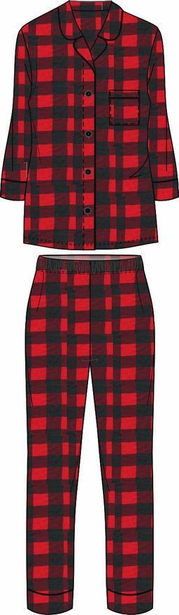 ПИЖАМА ЖЕНСКАЯ арт. 1901W-80086.4H-056