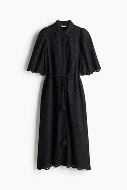 Vestido camisero con bordado ingles - H&m фото 5