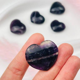 Сердце из Флюорита