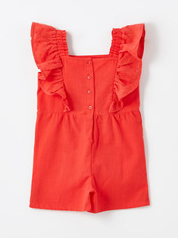 Kare Yaka Basic K?z Bebek K?z Bebek Salopet