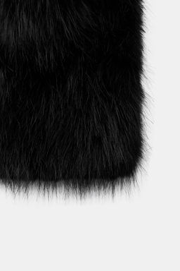 PLAIN FAUX FUR SCARF - Zara фото 3