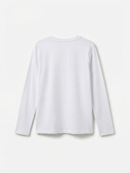 Bisiklet Yaka Uzun Kollu K?z ?ocuk Ti??rt