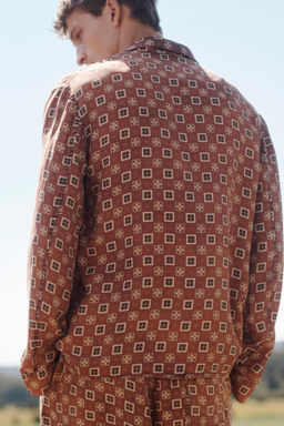 100% SILK PRINTED SHIRT LIMITED EDITION - Zara фото 3