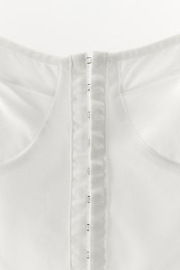 MODAL CORSET STRAPPY TOP - Zara фото 6