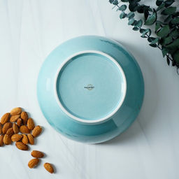 Салатник Magistro «Церера», 1.1 л, 18.5×7.5 см, фарфор, голубой