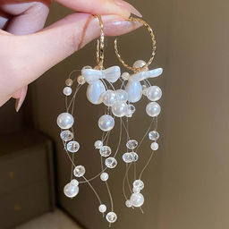 Серьги длинные на крючках арт. 13 1226 (id 266342) - Rada фото 2