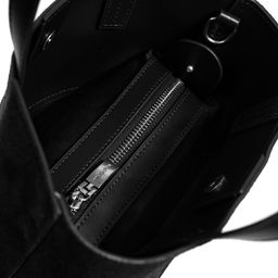 Женская сумка, замша/кожа, MIRONPAN 521215 Черный