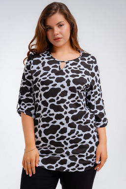 Туника женская из кулирки Полина корова макси - Амадэль фото 7