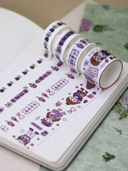 Набор декоративного скотча Fruit friend, purple