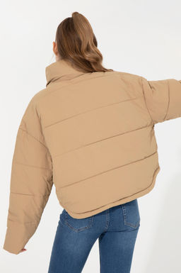 Женское пальто светло-коричневого цвета Неожиданная скидка в корзине