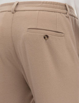 Bej Slim Fit Flanel Dokulu Kuma_ Pantolon - Pierre cardin фото 12