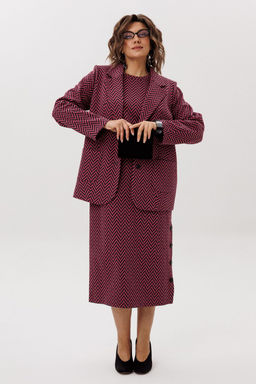 Платье ANELLI 1755 рябиновая волна  фото 4