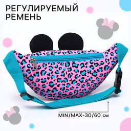 Сумка поясная детская для девочки, с ушками, 25?6?13 см, Минни Маус - Disney фото 4