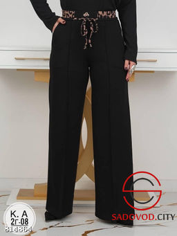 Брюки женские из плотного трикотажа