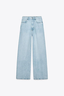 ZW COLLECTION HIGH-WAIST PALAZZO JEANS - Zara фото 24