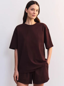 Футболка оверсайз из хлопка ZR2605013413-27 / Zarina