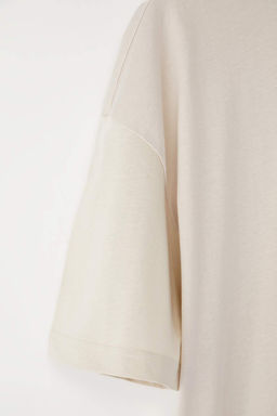 TRENDYOL MAN Siyah Oversize/Genis Kesim Uzay Bask?l? %100 Pamuklu T-Shirt TMNSS23TS00120 - Trendyolmilla фото 5