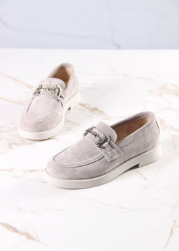 Лоферы туфли EDART 172.1841 be. каменная замша фото 18