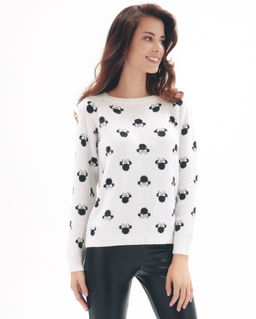 CONTE Джемпер женский LDK 080 classic white-black