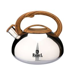 Чайник из нержавеющей стали 3 л со свистком (М-7177) /Rashel/