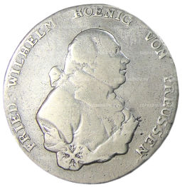 1 талер 1793 года Германсике государства  Пруссия